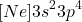 \[[Ne]3s^23p^4\]