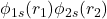 \phi_{1s}(r_1)\phi_{2s}(r_2)