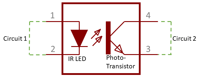 Optocoupler.