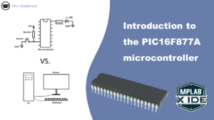 Featured image of the introduction to the PIC16F877A microcontroller