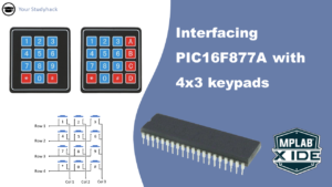 Featured image of interfacing PIC16F877A with 4x3 keypads