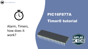 Featured image of the timer0 tutorial in PIC16F877A