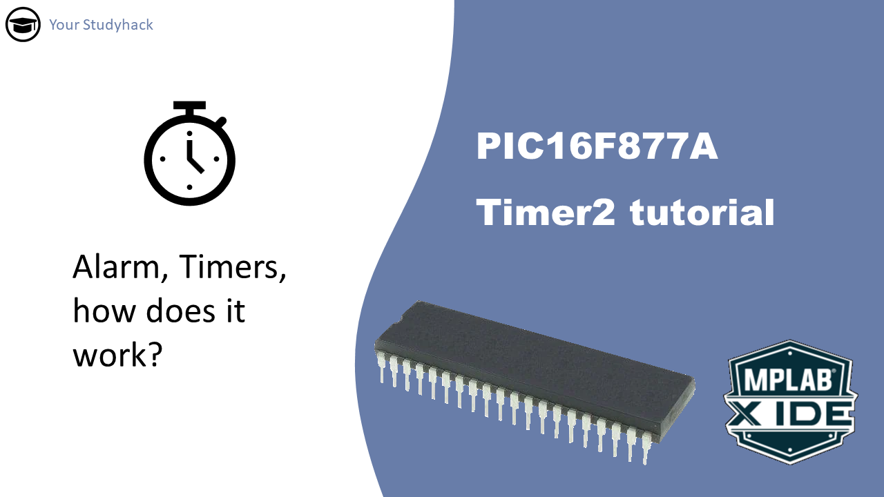 Featured image of the timer2 tutorial in PIC16F877A