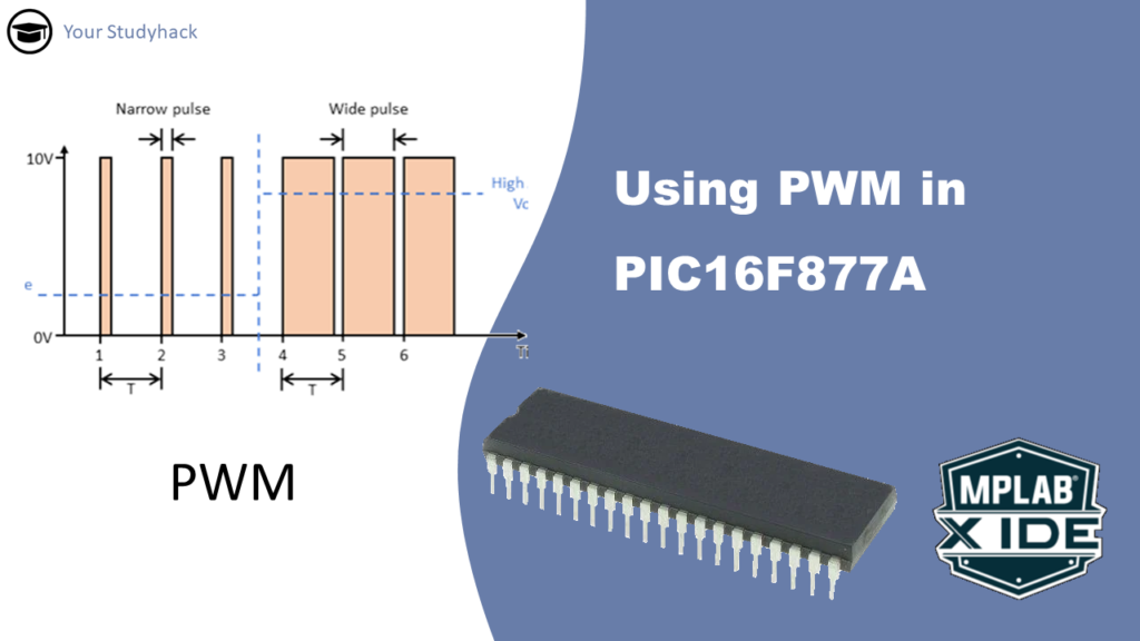 Featured image of using PWM in PIC16F877A