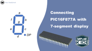 Featured image of connecting PIC16F877A with 7-segment display