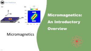 Featured Image Micromagnetics: An introductory overview